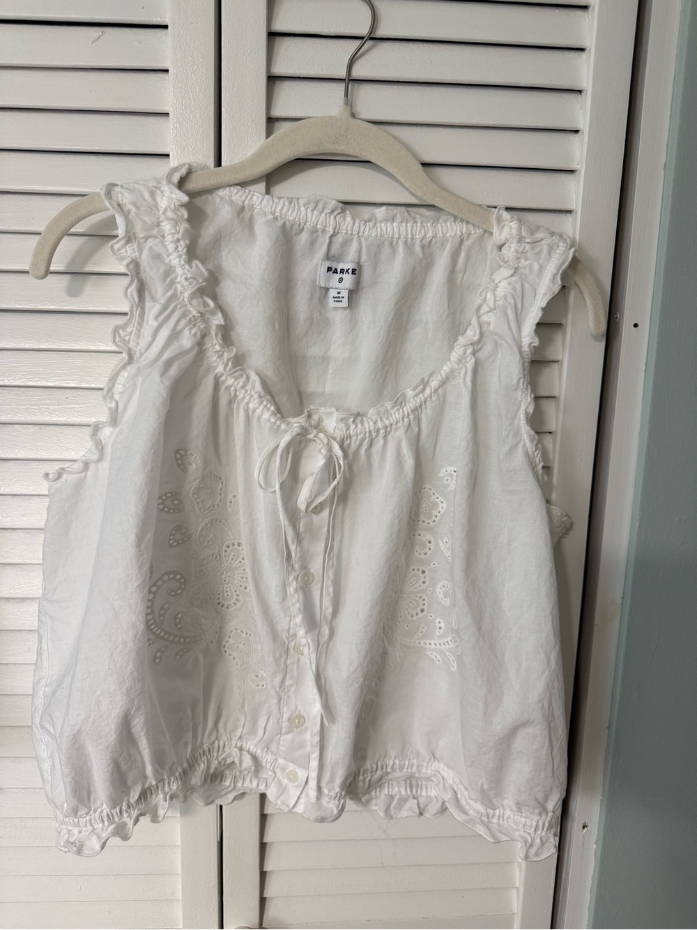 Parke x Target Shell Tank Top  Size Medium